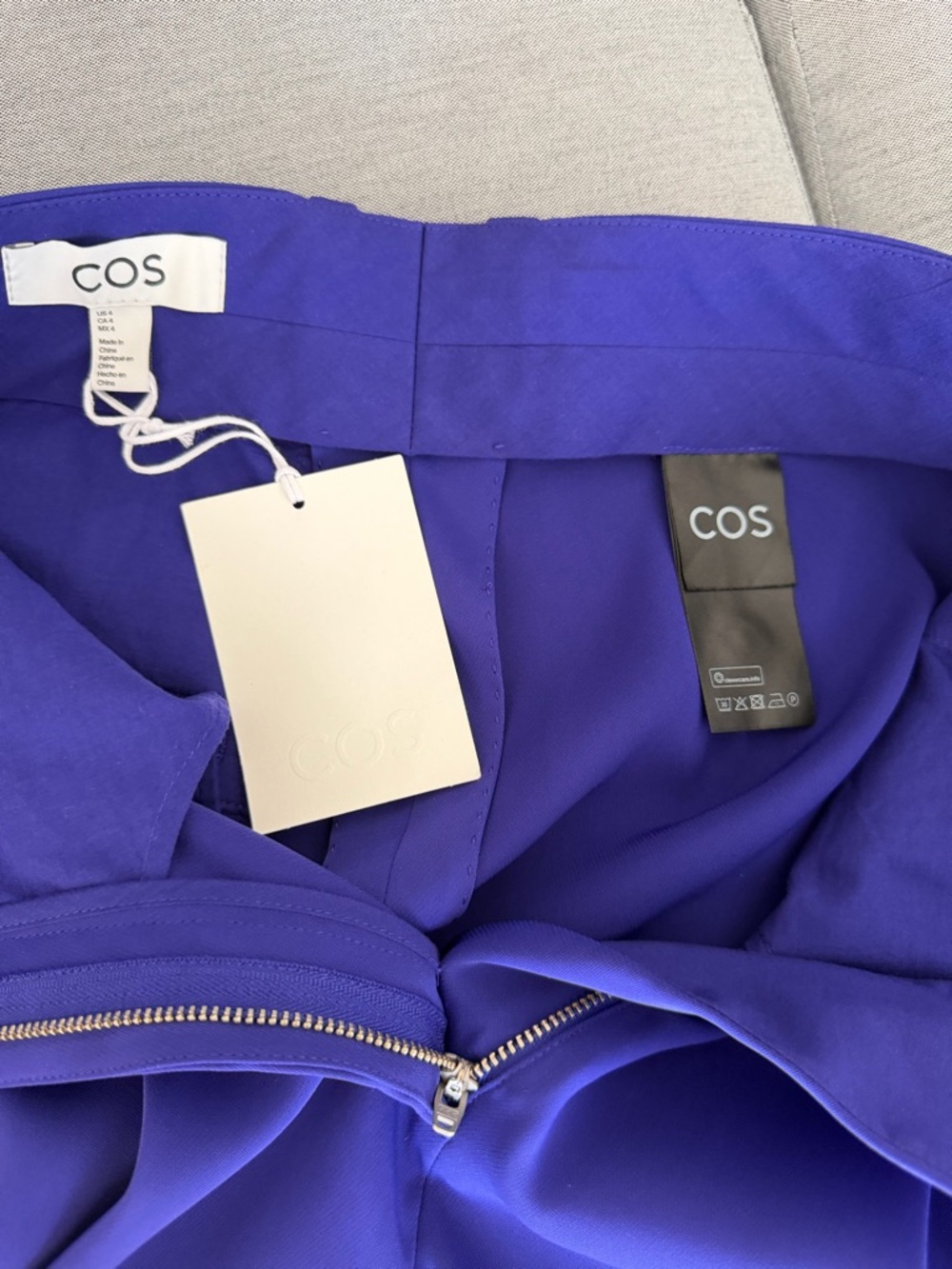 COS Electric Purple Tailored Pants - Picture 5 of 5